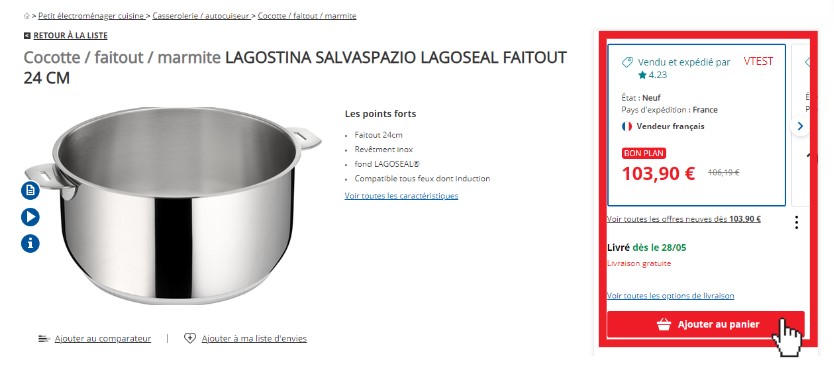 Une image contenant texte, capture d’écran, appareil de cuisine, ÉlectroménagerLe contenu généré par l’IA peut être incorrect.